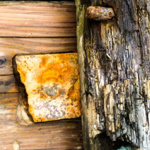 Close up photo of Porthleven flood defences