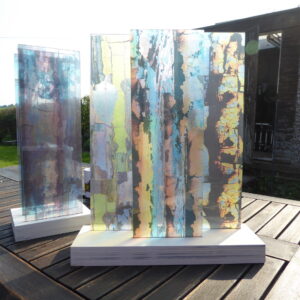Design on glass Tryptych